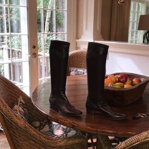 Cole Haan brown leather boot size 9 1/2